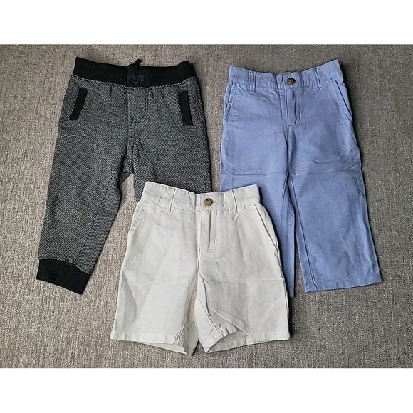 Janie and Jack Other - Janie and Jack Lot of Boys 12 to 18 Months Bottoms Linen Cotton Shorts Pants‎